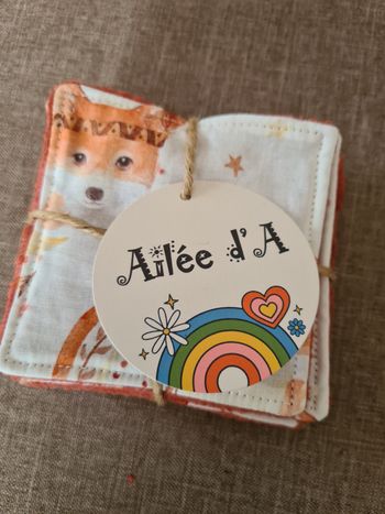 Lot de 7 lingettes lavables