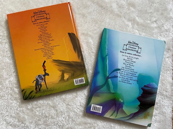 Lot de 2 livres Disney - année 90 - photo numéro 2
