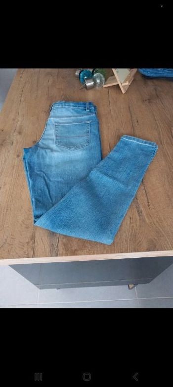 Jean slip bleu