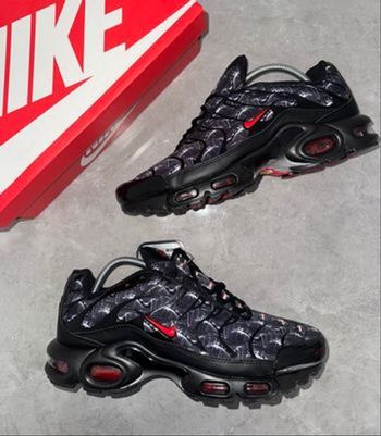 Nike tn gris rouge 37