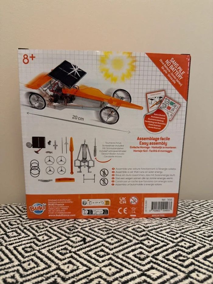 Buki - Coffret de construction voiture "Mini lab Énergie solaire" - photo numéro 2