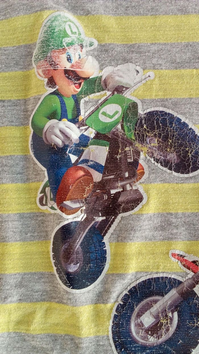 T-shirt Mario kart 10 ans - photo numéro 3