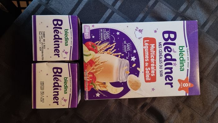 Repas bébé soupe.et céréales