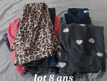 lot 18 pièces fille 8 ans la halle h&m