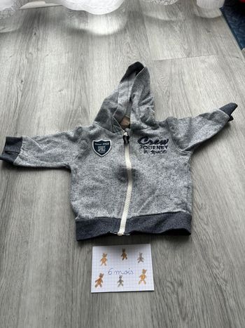 Veste zippé 6 mois