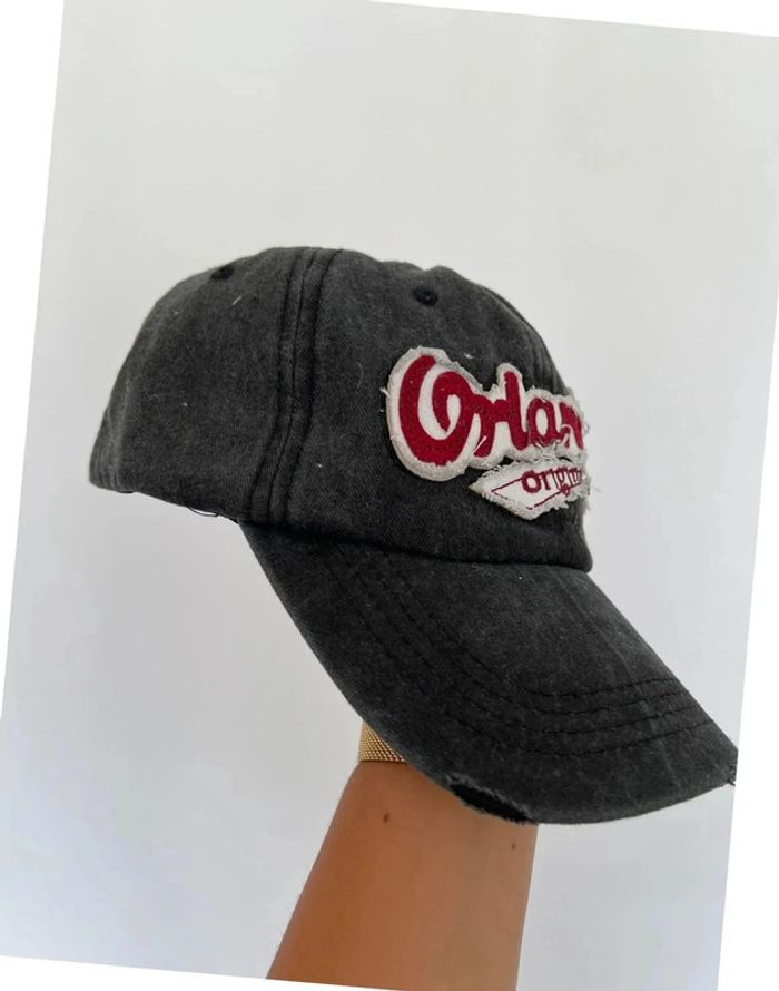 Casquette gris foncé « Orlando » vintage - photo numéro 2