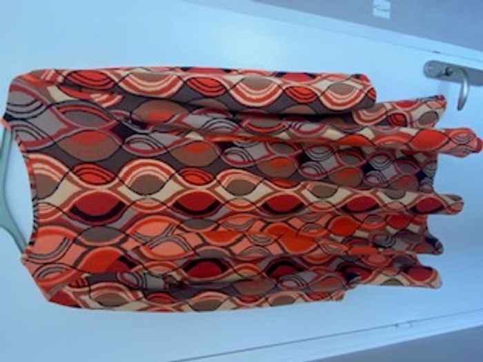 robe imprimé orange - photo numéro 2