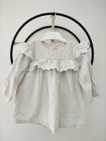 18 mois robe côtelée 86 cm