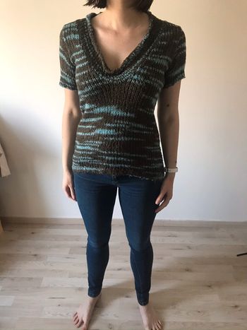 Pull sans manche cache cache