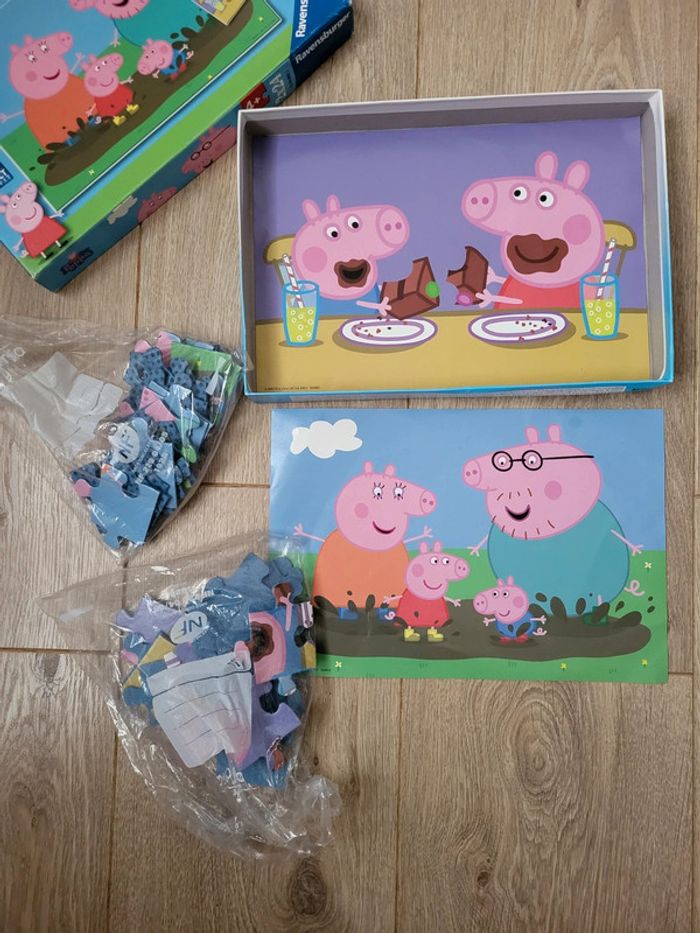 2 puzzle peppa pig 24 pièces - photo numéro 2