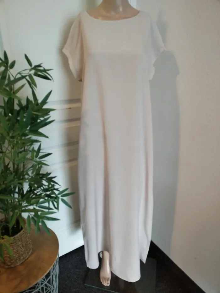 Robe longue Shein couleur crème/beige