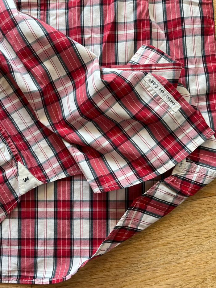 👔 Chemisette Lee homme rouge - Taille M – Parfait état 👔 - photo numéro 5