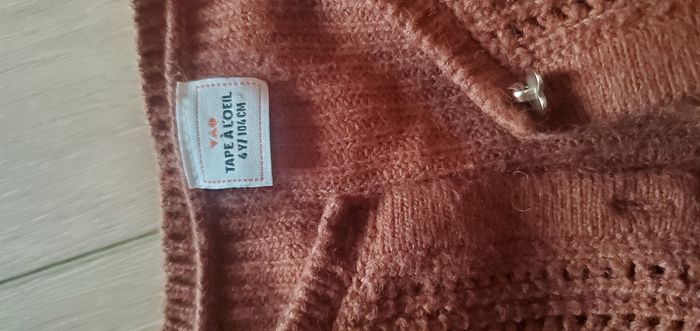 Gilet fille marron - photo numéro 2