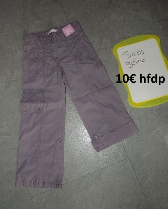 Pantalon pantacourt gemo neuf taille 5 ans