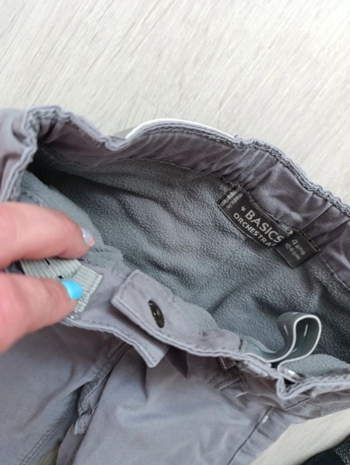 Lot 2 pantalons fourrés et doublés - photo numéro 3