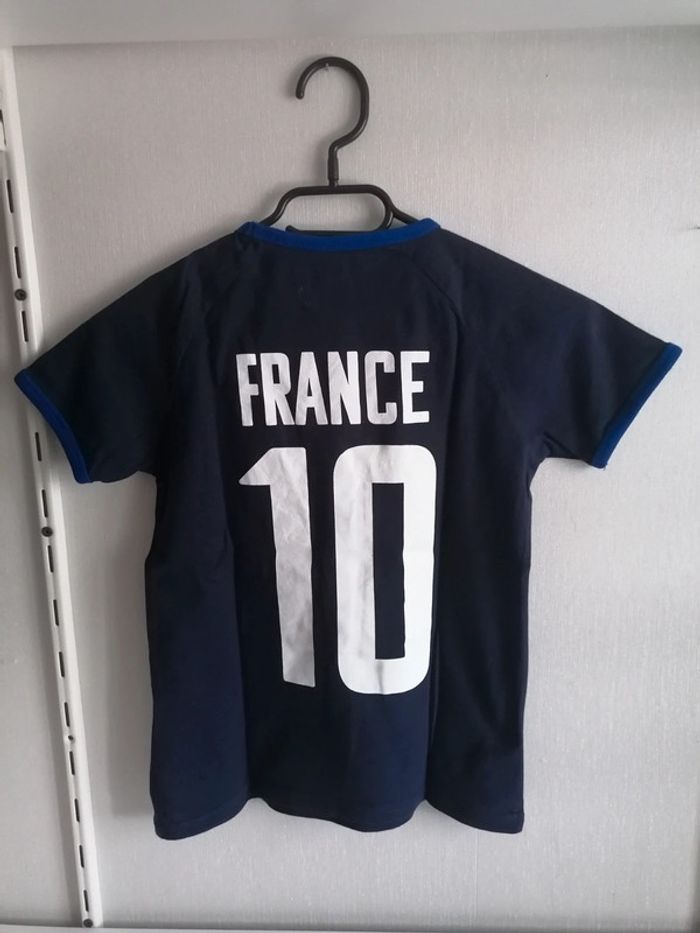 Tee-shirt 10ans marine France N10 - photo numéro 4