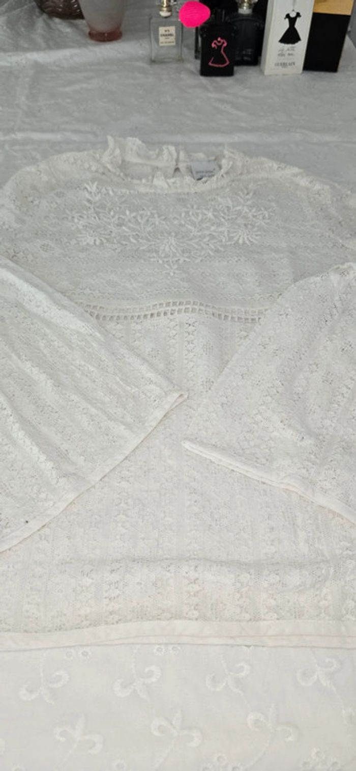 Haut en Dentelle Blanche Jolie Jolie Petits Jours Taille XS - photo numéro 7