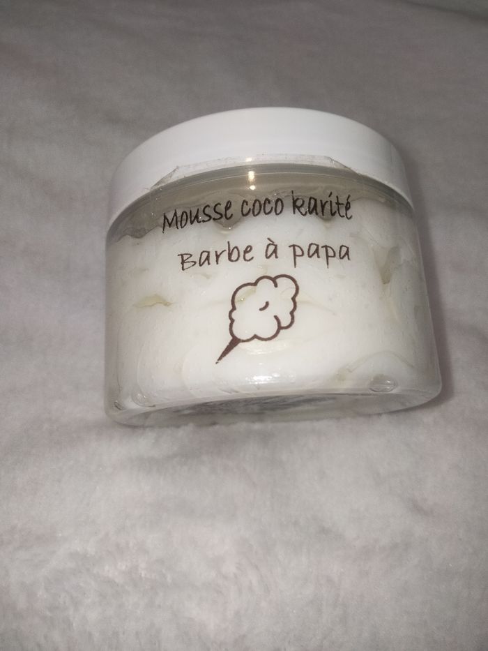 Chantilly de douche Mousse coco karité Barbe à papa