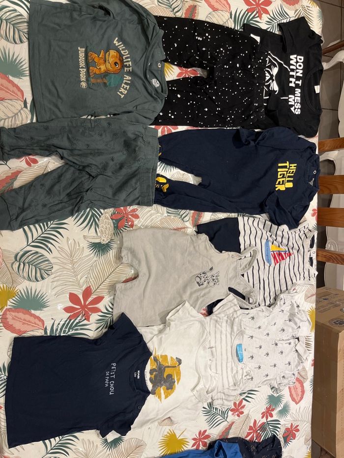 Lot de vêtements garçon printemps été taille 12 mois