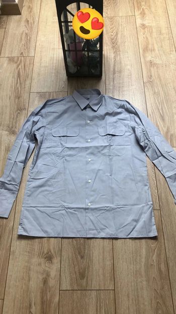 Chemise grise vintage L