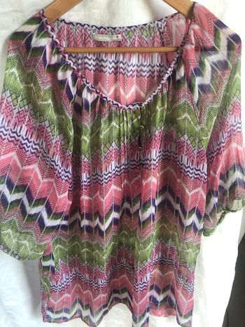 #blouse #tunique #voile #blancheporte #54