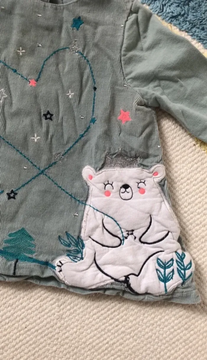 Robe hiver ours dpam - photo numéro 2