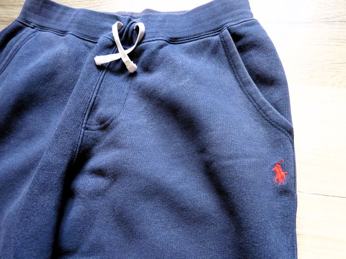 Pantalon jogging garçon 14 ans ralph lauren sport bleu marine TBE - photo numéro 2