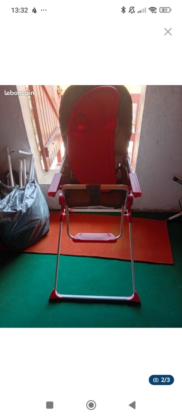 Chaise haute bébé - photo numéro 2