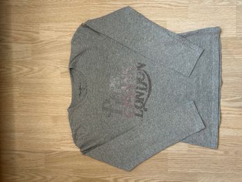T-shirt gris longues manches Pépé Jeans fille taille 16 ans