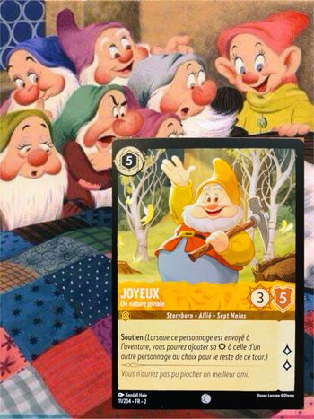 Carte Disney Lorcana Joyeux De nature jovial 11/204 FR2