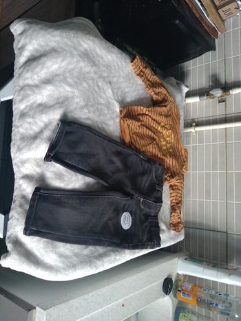 Tenue pat et ripaton dont jean neuf 12 mois