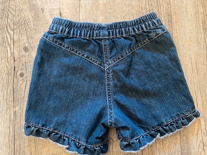 Short en jean absorba pour petite fille bb 3 mois - photo numéro 3