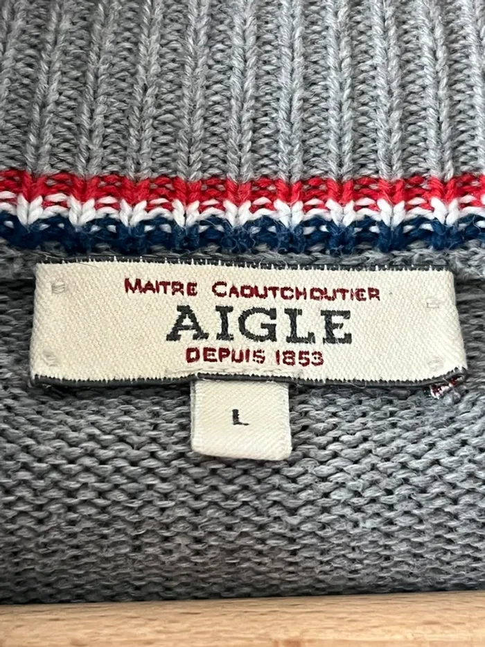 Gilet coton Aigle gris L - photo numéro 2