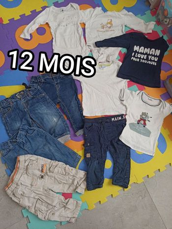 Lot vêtements 12 mois