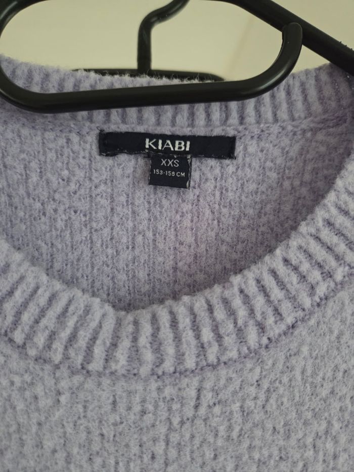Pull mauve fille taille xxs 12 ans Kiabi - photo numéro 3
