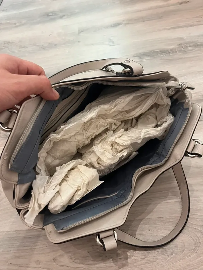 Sac à main beige Francinel - photo numéro 3