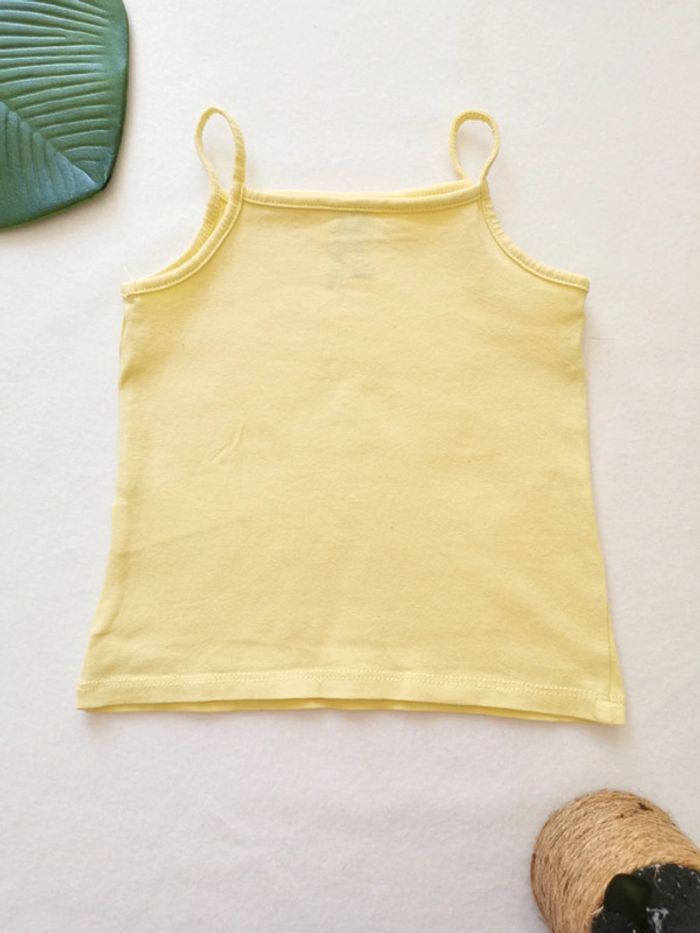 Débardeur jaune uni fines bretelles Orchestra 18 Mois - photo numéro 4