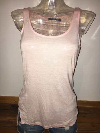 Débardeur femme rose poudré kiabi M