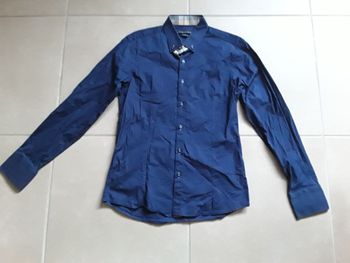 Chemise bleu roi homme L TONY MORO TBE