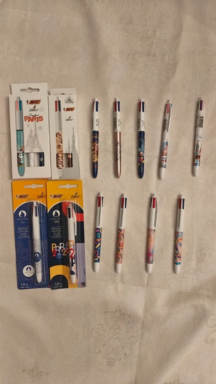 Stylo Bic 4 couleurs Édition Limitée Cultura NEUF - photo numéro 4