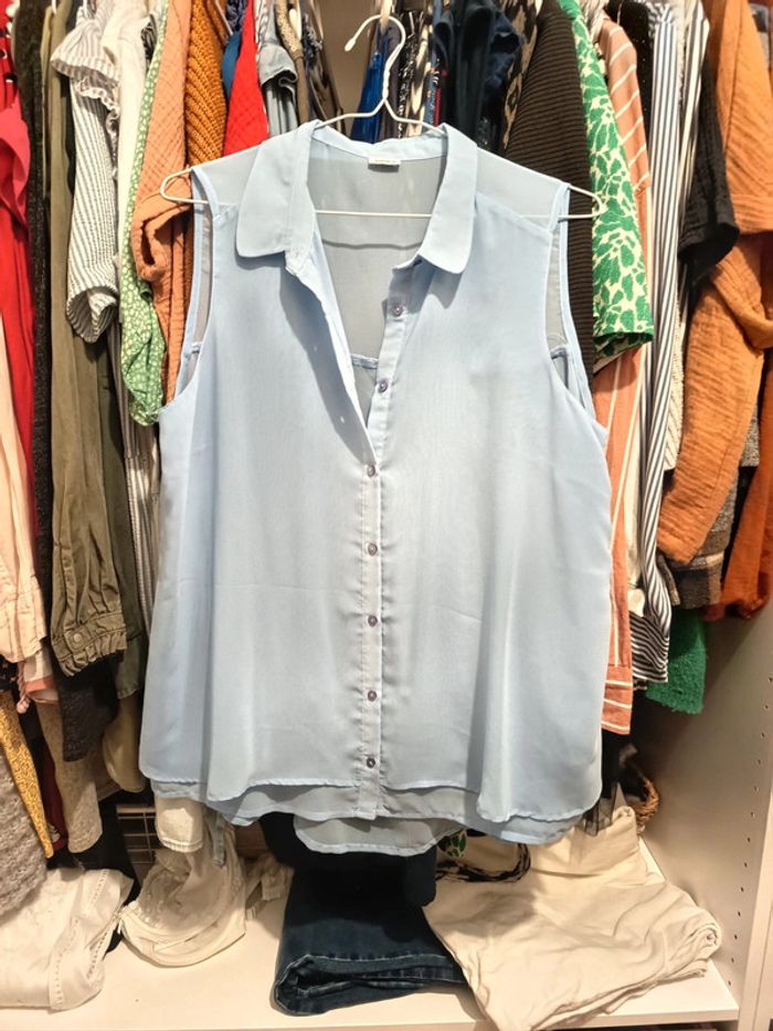 Chemisier sans manches femme taille L