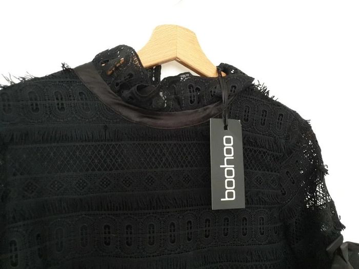 Top dentelle soirée manches longues - photo numéro 5