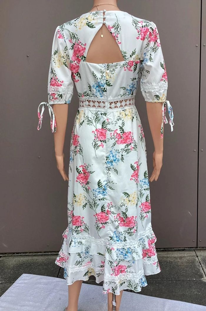 Robe longue fleurie EillyBazar – Taille S – Très bon état - photo numéro 8
