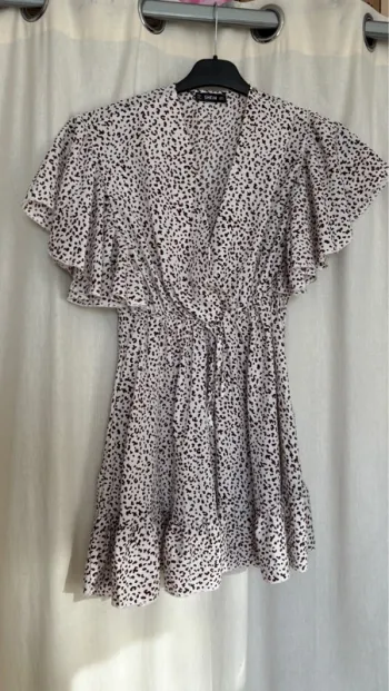 Robe fluide motifs léopards