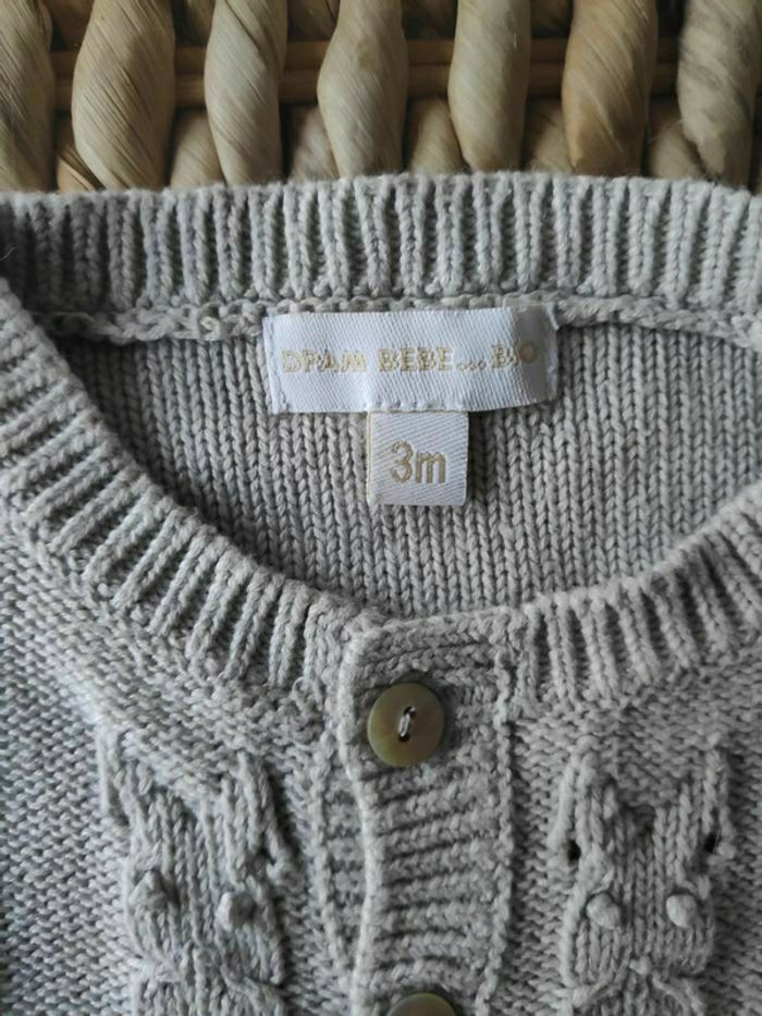 Ensemble mixte gris perle DPAM bio 3 M - photo numéro 5