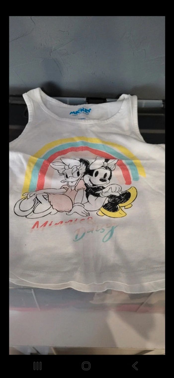 Débardeur fille 5,6 ans ,disney ,mickey