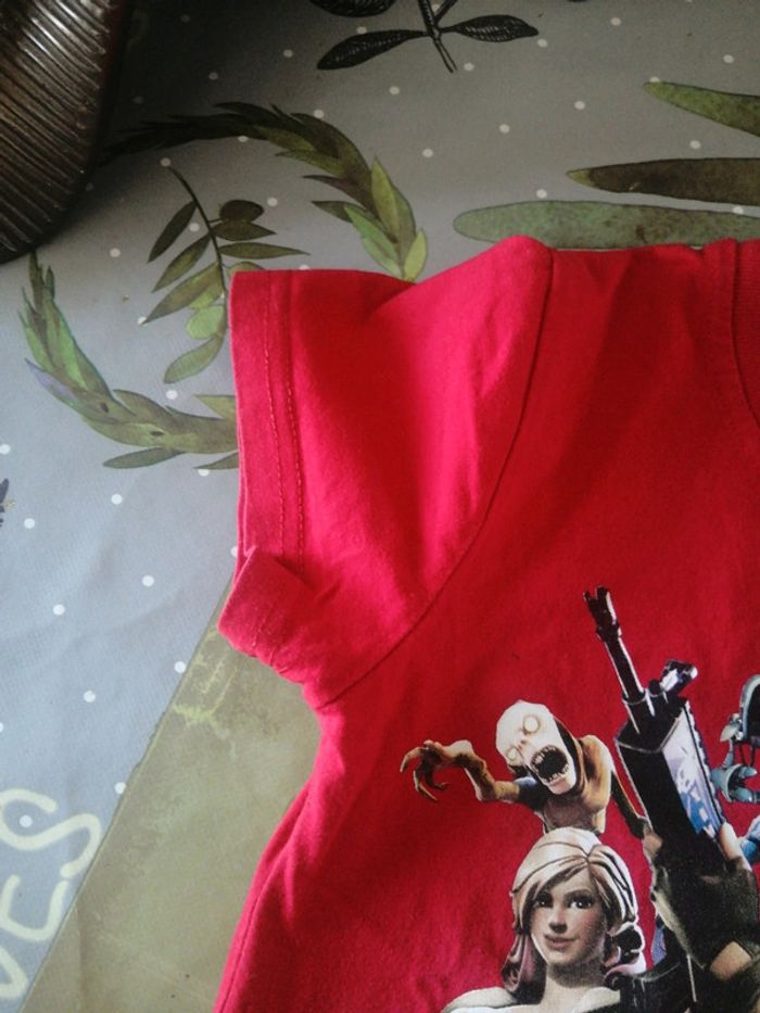 Tee shirt manche courte fortnite T. 130 - photo numéro 8