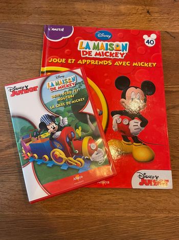 Livre Disney Junior La maison de Mickey Numero 40 avec le DVD Numéro 40