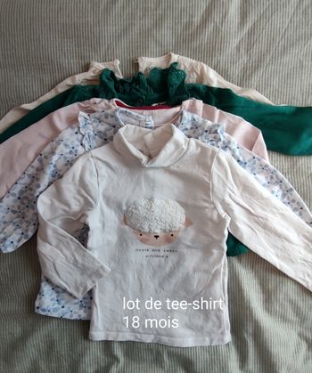 Lot de tee-shirt