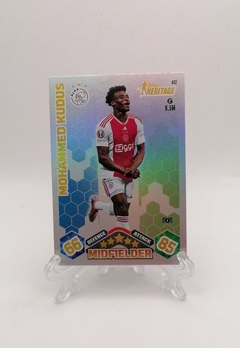 Carte Topps Match Attax 2023-24 HÉRITAGE Mohammed Kudus n°452